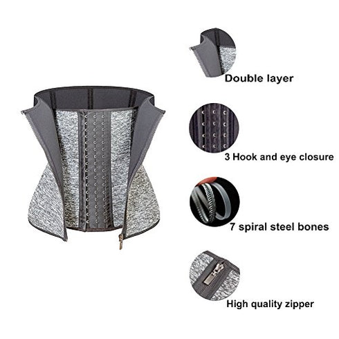Women's Double Control Waist Trainer Body Shaper