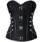 Victorian Steampunk Lace Up Brocade Corset with Chains