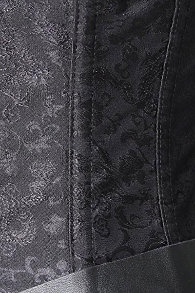Steampunk Gothic Victorian Underbust Clasp Buckles Brocade Corset