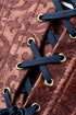 Steampunk Gothic Victorian Underbust Clasp Buckles Brocade Corset