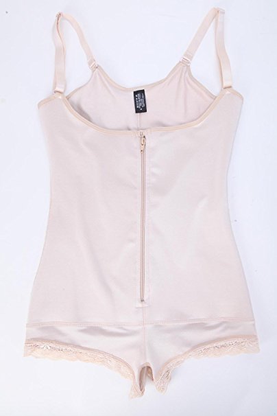 Slimming Braless Body Shaper Zipper Closure