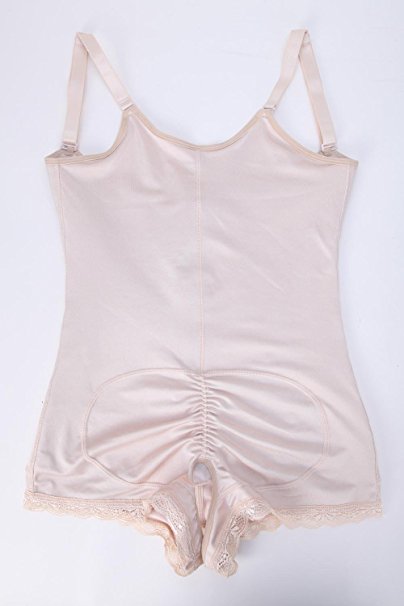 Slimming Braless Body Shaper Zipper Closure