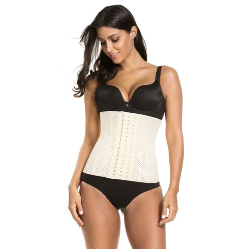 25 Steel Boned Breathable Waist Trainer Shaping Latex Workout Trimmer