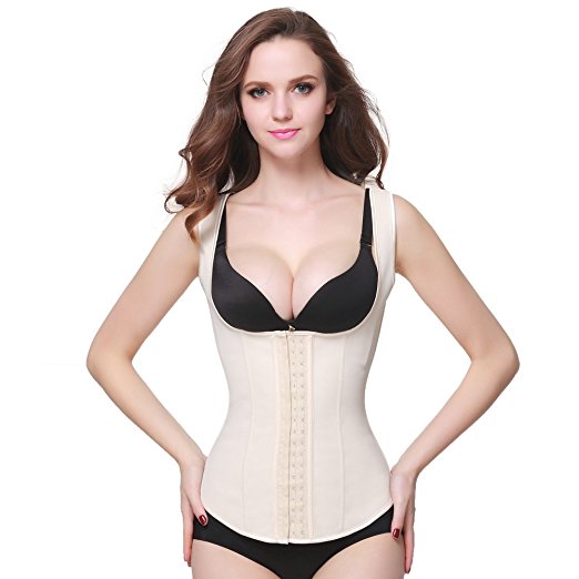 Women Latex Underbust Waist Trainer Cincher Shaping