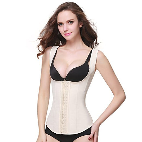 Women Latex Underbust Waist Trainer Cincher Shaping