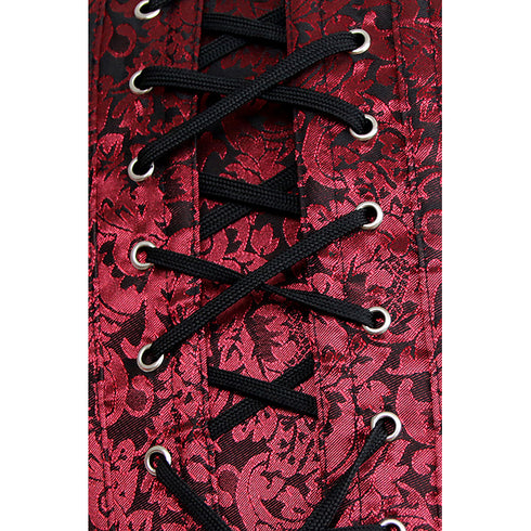 Women Double Buckle Straps Steampunk Corset