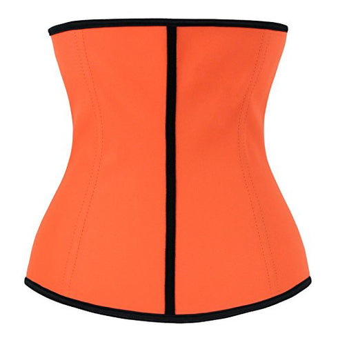 Orange Latex Fajas Colombian Waist Trainer