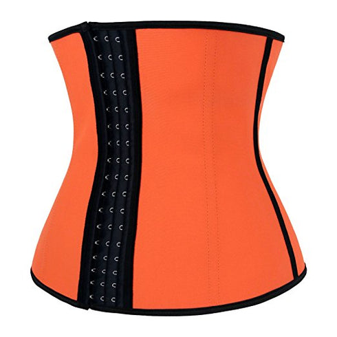 Orange Latex Fajas Colombian Waist Trainer