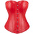 Cool Artificial Leather PU Tunic Belly Overbust Corset