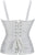 Fashion Women Waist Cincher Overbust Brocade Vest Corset