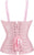 Fashion Women Waist Cincher Overbust Brocade Vest Corset