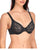 Comfort Breathable Anti-Sagging Push Up Ultra Thin Underwired Black Plus Size Lace Bra