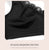 Plus Size Front Closure Bras for Women Wireless Cross Compression Abs Back Support Bra