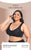 Plus Size Front Closure Posture Bra Seamless Ultra-Thin Embroidered Transparent Bra