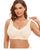 Plus Size Front Closure Posture Bra Seamless Ultra-Thin Embroidered Transparent Bra