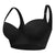 Plus Size Push Up Bras with Back Fat Coverage Seamless T-Shirt Bra 34B to 46D