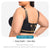 Plus Size Push Up Bras with Back Fat Coverage Seamless T-Shirt Bra 34B to 46D