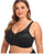 Women Deep Cup Bra Plus Size Fat Full Back Coverage Bra with Push Up Bras