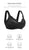 Women Full-Freedom Comfort Front Closure Bra Wireless with Hook and Eye