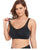 Women Plus Size Front Closure Posture Bra with Adjustable Straps Wirefree