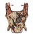 Women Vintage Floral Camisole Flower Embroidery Pattern Overbust Corset