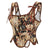 Women Vintage Floral Camisole Flower Embroidery Pattern Overbust Corset