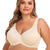 Women's Full Coverage Plus Size Wireless Lace Lift Up Bra