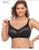 Women's Lace Plus Size Bra Without Underwire Full Coverage Cups Breasts Bra