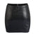 Sexy Punk Faux Leather Mini Pencil Skirt