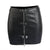 Sexy Punk Faux Leather Mini Pencil Skirt