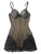 Two Layers Bodysuit Dress Mesh Cover Full Body Shaper