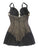 Two Layers Bodysuit Dress Mesh Cover Full Body Shaper