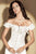 Victorian Classic Decent princess Embroidery Overbust Corset With Pleated Sleeves