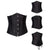 24 Steel Boned Brocade Underbust Waist Training Corset