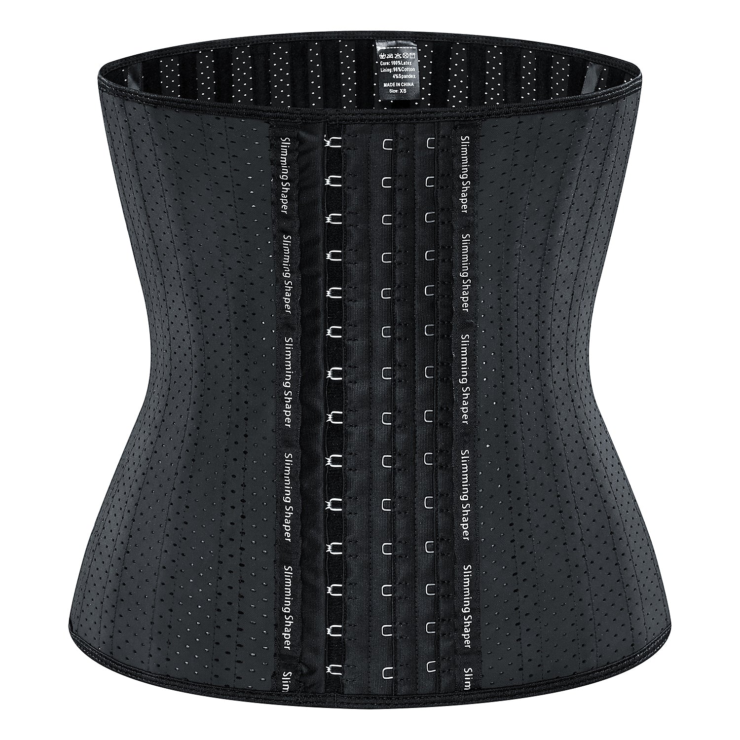 25 Steel Boned Body Shaper Waist Trainer Breathable Latex Corset