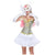 Yellow Jacquard Weave With Ruffle Trim Overbust Corset 8122
