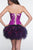 Rose Romantic Floral Pattern Overbust Corset 8166