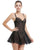 Two Layers Bodysuit Dress Mesh Cover Full Body Shaper