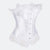 Classic Curves Lace Trim Strapless Overbust Bustier Corset