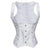 Embroidered Steampunk Hourglass Underbust Vest Corset