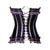 Classic Fashion Trim Pattern Bow Lace Overbust Corset