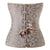 Classic Brocade Overbust Side Zipper Closure Corset