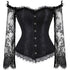 Classical Lace Sleeve Corsets Jacquard Corsets 1708