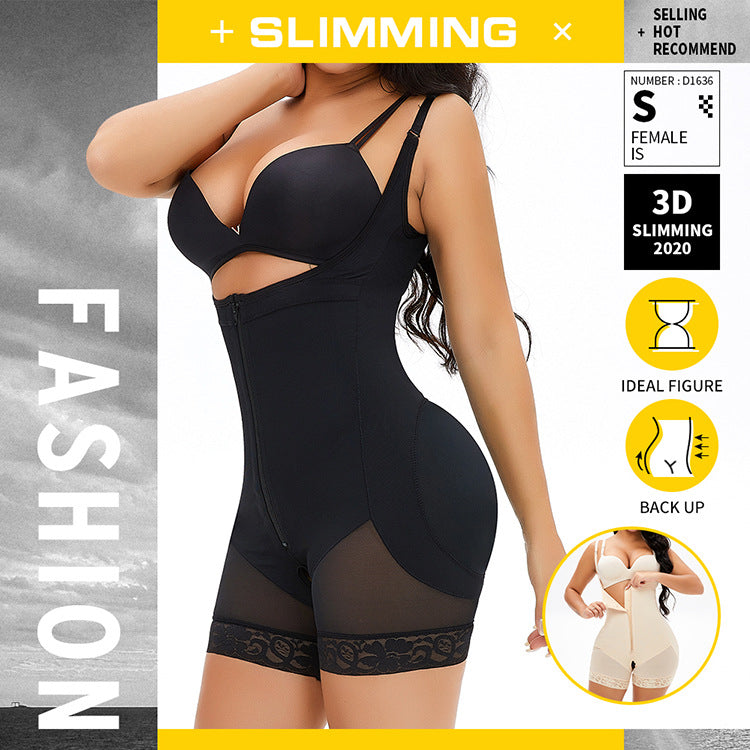 Fashion Bodysuit Women Shapewear Body Suits Open Crotch Slimming