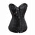 Fashion Sweetheart Zipper Closure Bustier Overbust Brocade Corset