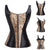 Fashion Women Waist Cincher Overbust Brocade Vest Corset