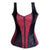 Fashion Women Waist Cincher Overbust Brocade Vest Corset