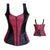 Fashion Women Waist Cincher Overbust Brocade Vest Corset