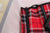 Cosplay Red Plaid Underbust Corset 9452