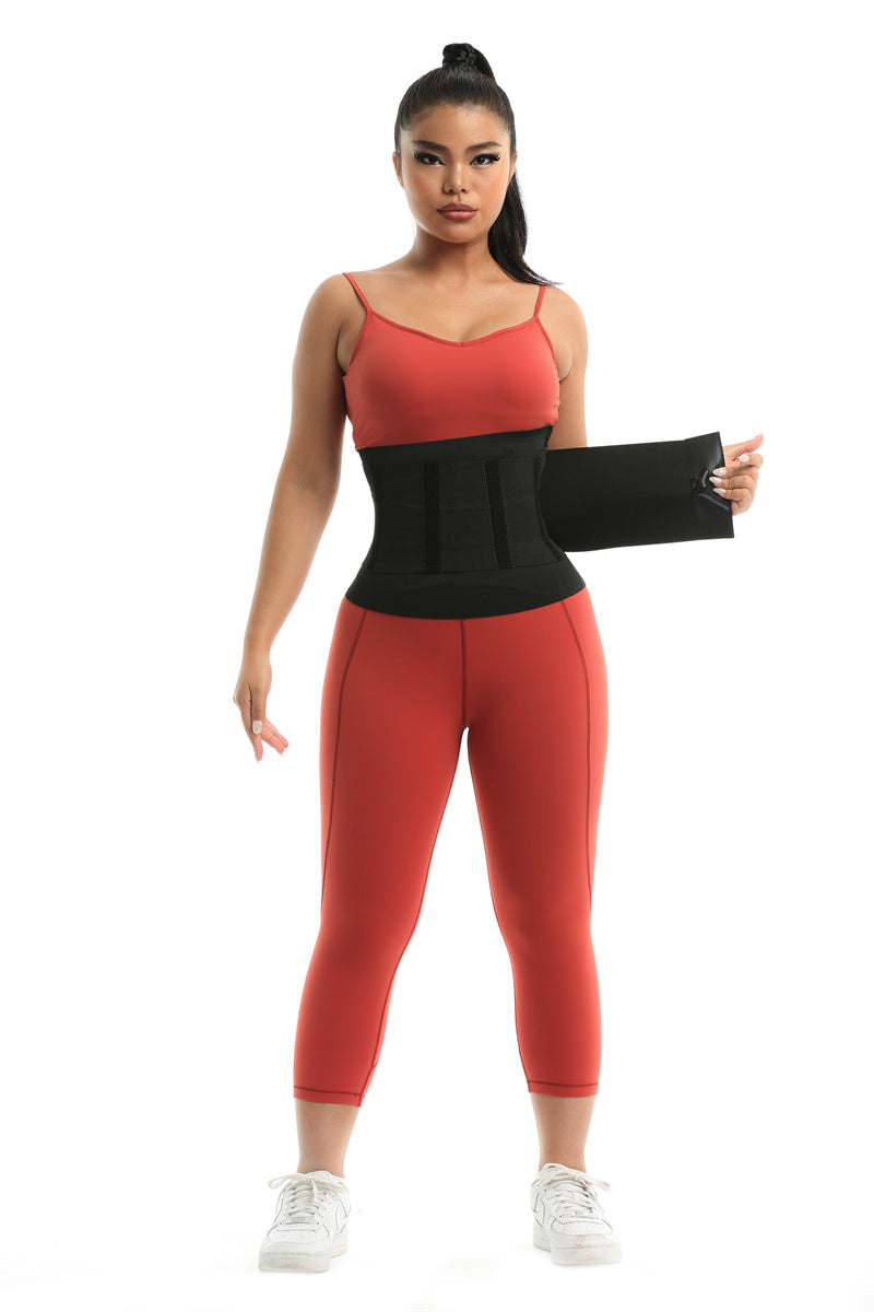 Custom Logo Women Tummy Trimmer Belt Waist Wrap Trainer Band